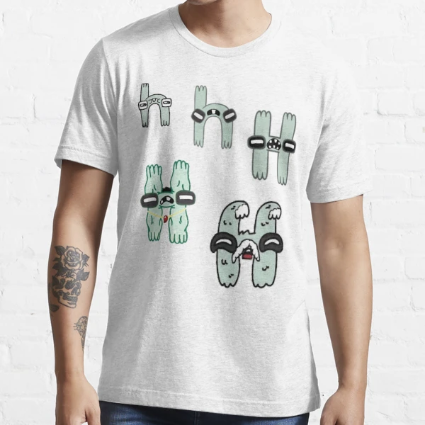Alphabet Lore h Kids T-shirt -  Denmark