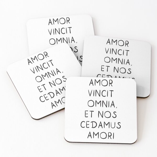 Item preview, Amor vincit omnia, et nos cedamus amori designed and sold by Fransyn.