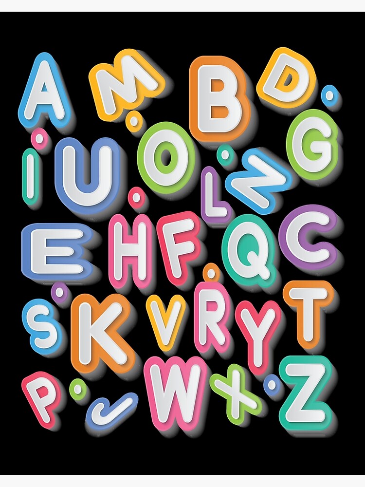 alphabet lore lore alphabet lore cats | Art Board Print