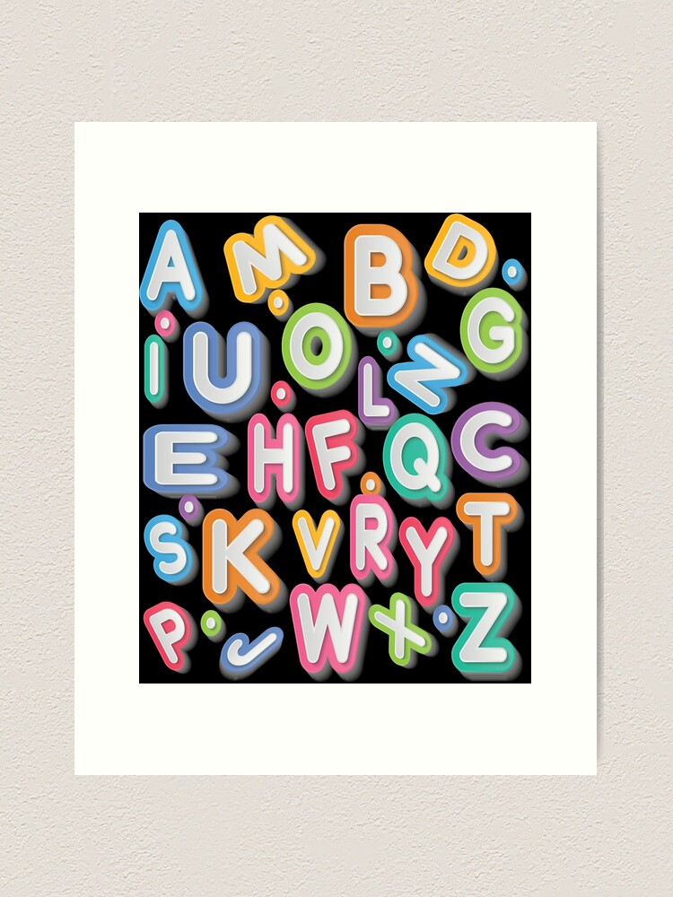 F ALPHABET LORE Long Art Print for Sale by TheHappimess