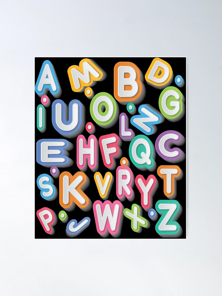 Alphabet Lore and number lore Poster for Sale by YupItsTrashe