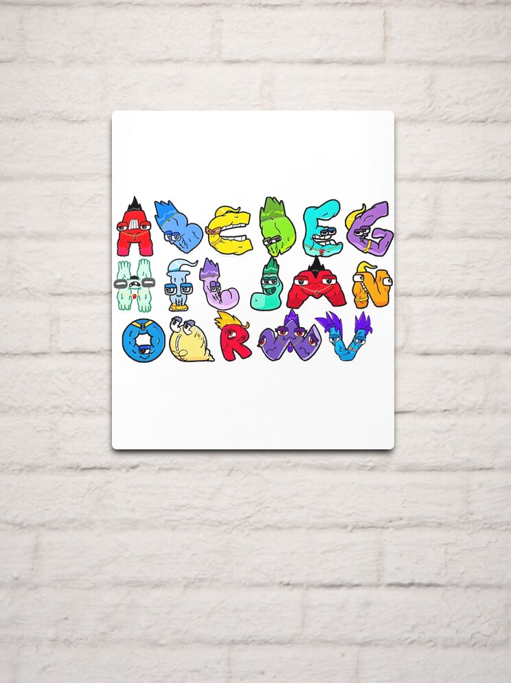 Alphabet Lore - Letters A-Z Art Print for Sale by YupItsTrashe