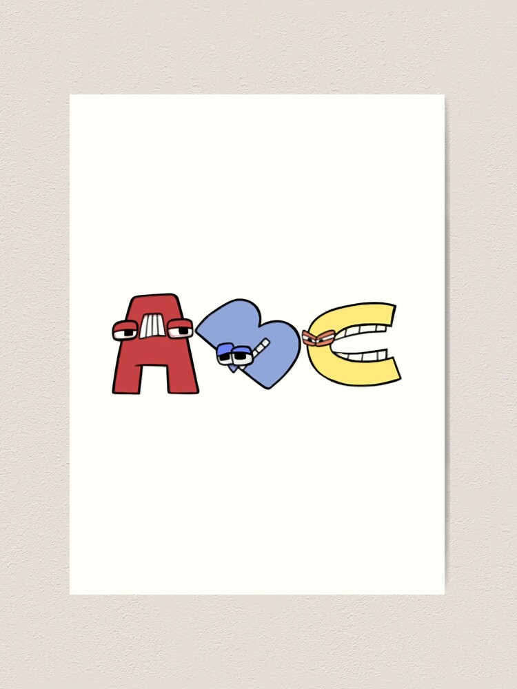 Alphabet Lore J Art Print for Sale by YupItsTrashe