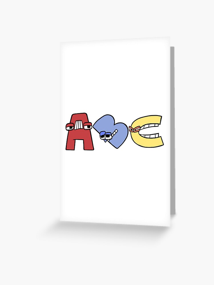 alphabet Lore but everyone is Q | Greeting Card