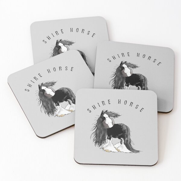 Item preview, Funny Shire Horse Cartoon designed and sold by modartis.