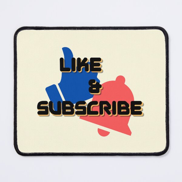 Item preview, Like & Subscribe designed and sold by VirtualFaries.