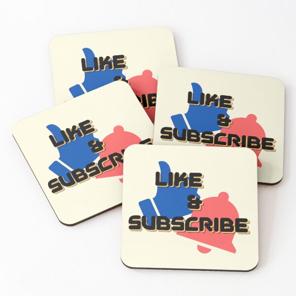 Item preview, Like & Subscribe designed and sold by VirtualFaries.