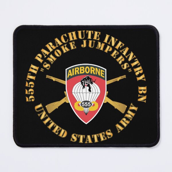 Item preview, Army - 555th Infantry Parachute Bn SSI - Smoke Jumpers w Br X 300 designed and sold by Military Insignia Products.