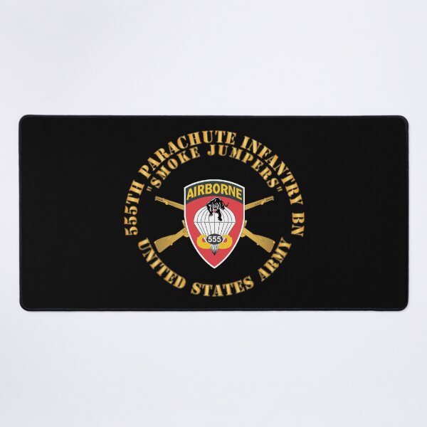 Item preview, Army - 555th Infantry Parachute Bn SSI - Smoke Jumpers w Br X 300 designed and sold by Military Insignia Products.