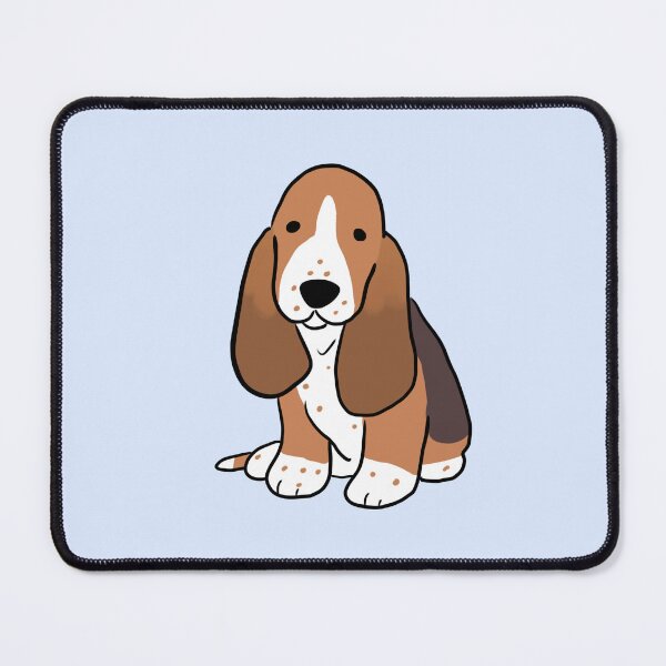 Item preview, basset hound cute illustration  designed and sold by Yarafantasyart.