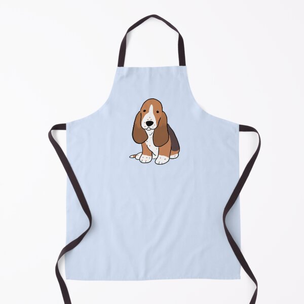 Item preview, basset hound cute illustration designed and sold by Yarafantasyart.