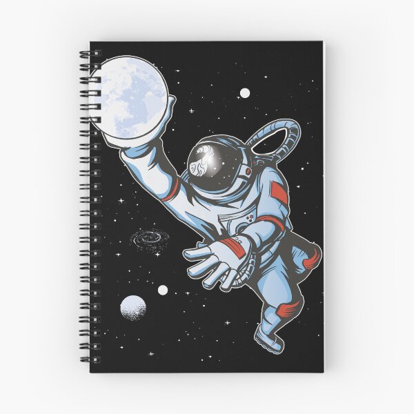 Item preview, An Astronaut Plays Basketball with the Moon designed and sold by FineArc.