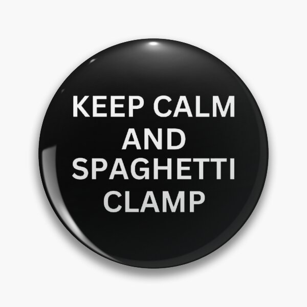 Item preview, Keep Calm And Spaghetti Clamp  designed and sold by mystylecorner.
