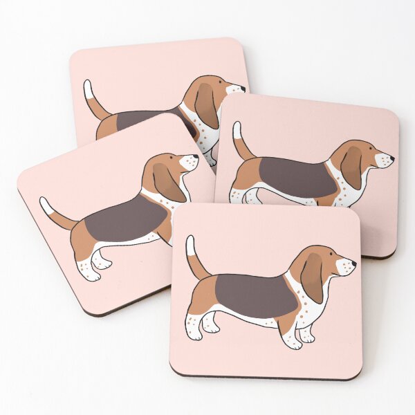 Item preview, basset hound cute illustration  designed and sold by Yarafantasyart.