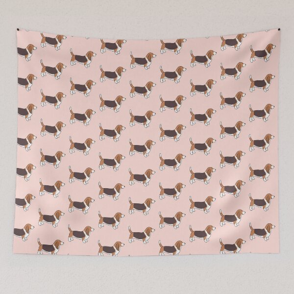 Item preview, basset hound cute illustration  designed and sold by Yarafantasyart.