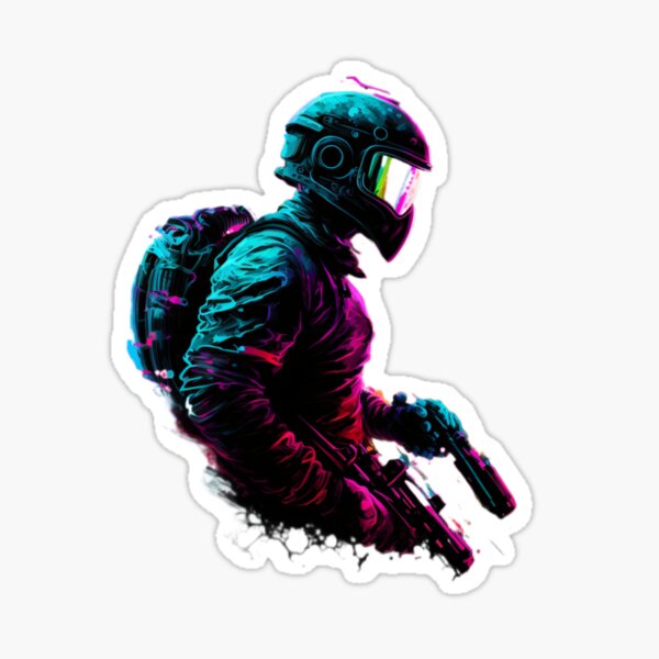 Tactical Ghost Sticker for Sale by spaceofbones