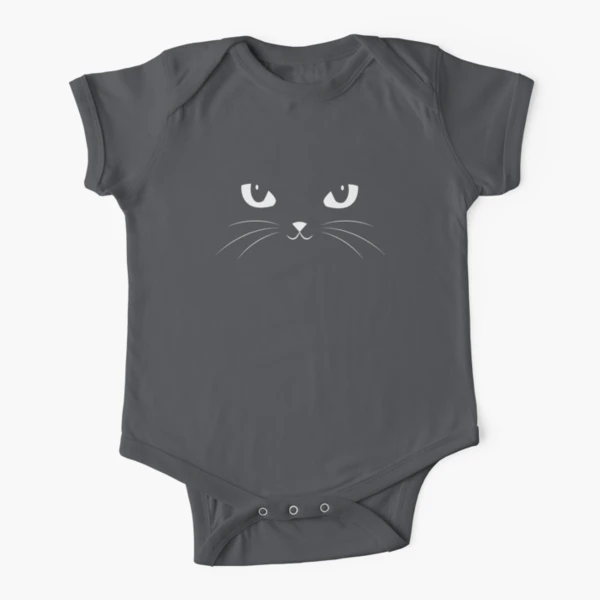 Black cat baby onesie sale