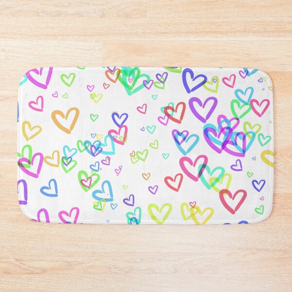 Item preview, Rainbow Hearts designed and sold by FinapplePudding.