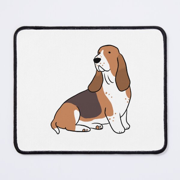 Item preview, basset hound cute illustration  designed and sold by Yarafantasyart.
