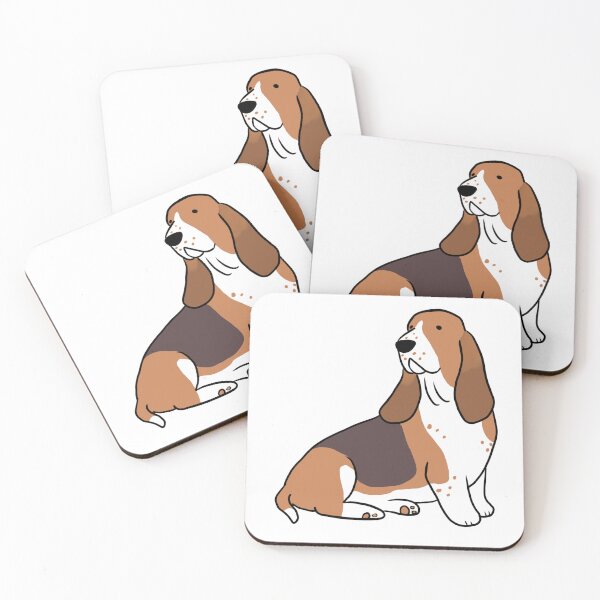 Item preview, basset hound cute illustration  designed and sold by Yarafantasyart.