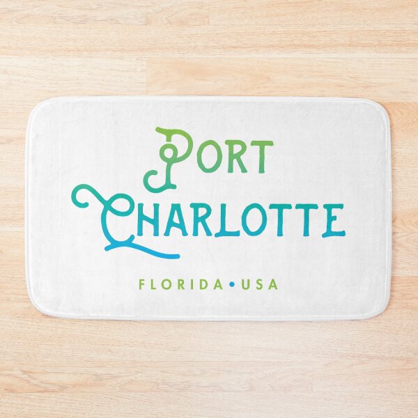 Item preview, Port Charlotte Florida Typographic Design designed and sold by Futurebeachbum.