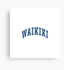 Waikiki Capital Canvas Print