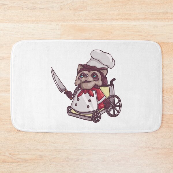 Item preview, Overcooked Wheelchair Raccoon Chef designed and sold by HyperCultes.