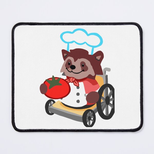 Item preview, Overcooked wheelchair raccoon chef designed and sold by HyperCultes.