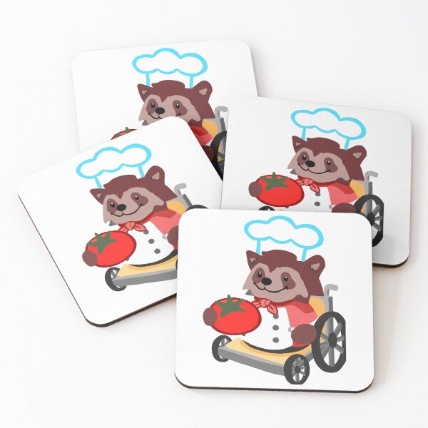 Item preview, Overcooked wheelchair raccoon chef designed and sold by HyperCultes.