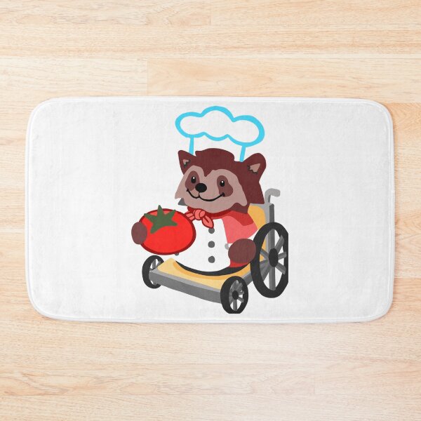 Item preview, Overcooked wheelchair raccoon chef designed and sold by HyperCultes.