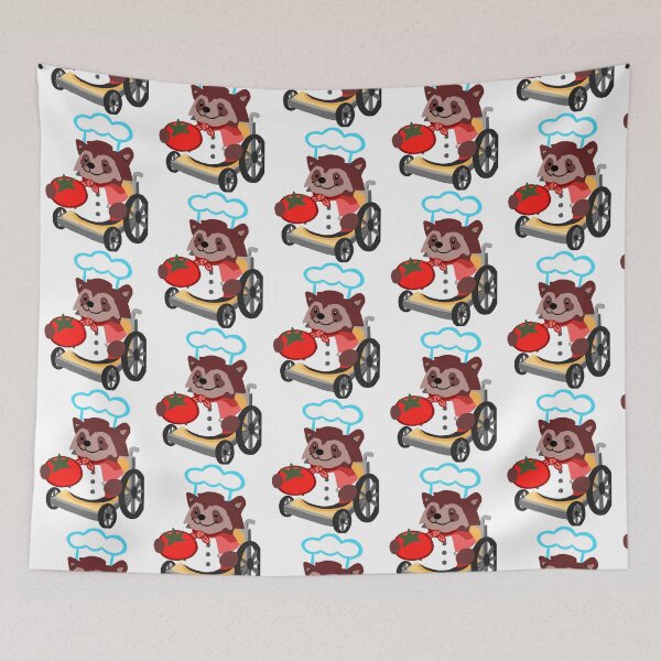Item preview, Overcooked wheelchair raccoon chef designed and sold by HyperCultes.