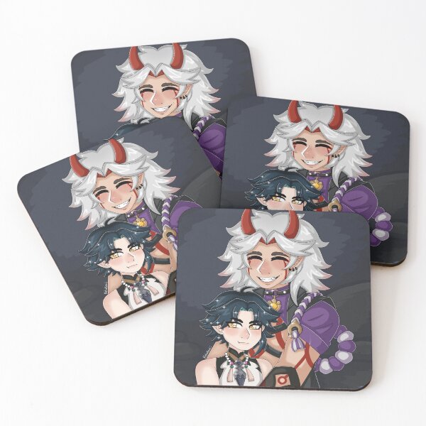 Item preview, Genshin impact Ittoxiao Arataki Itto x Xiao artwork  designed and sold by Kotokoxii.