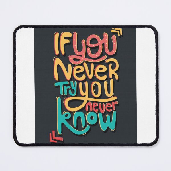 Item preview, if you never try you never know designed and sold by Fes7akmaELalam.