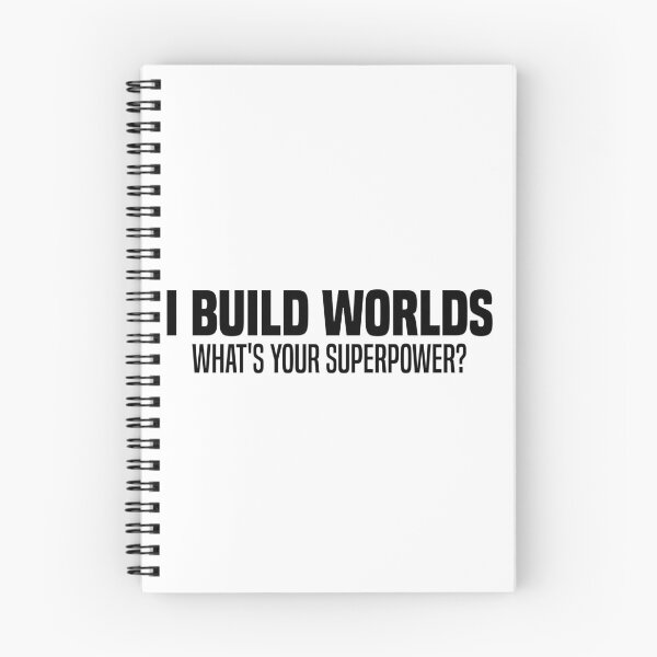 Item preview, I Build Worlds, What's Your Superpower? - metaverse architect - Funny Meme designed and sold by OUSSART ⭐⭐⭐⭐⭐.