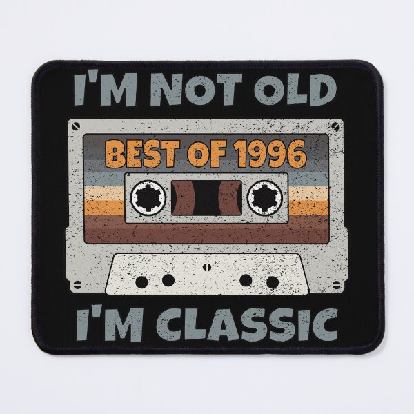 Item preview, I'M NOT OLD I'M CLASSIC BEST OF 1996 RETRO VINTAGE FUNNY DISTRESSED CASSETTE BIRTHDAY GIFT designed and sold by Kipcio.