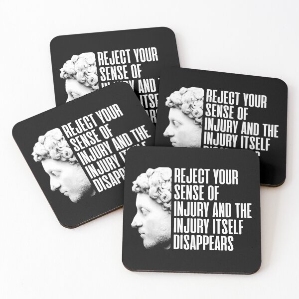 Item preview, Marcus Aurelius "Reject Your Sense Of Injury" Quote designed and sold by JackCurtis1991.