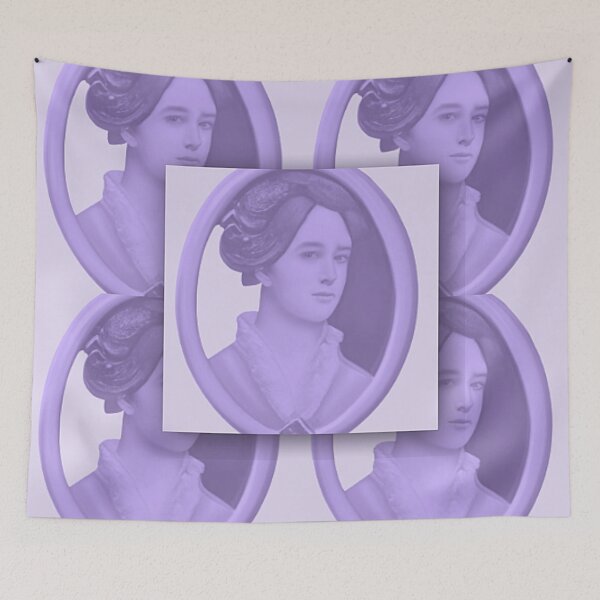 Item preview, Cameo Overlay Tile  Shades of  Lavender designed and sold by India2022.