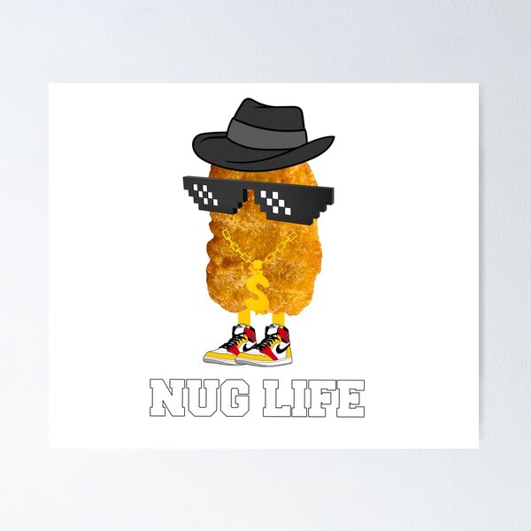 Item preview, Nug Life McDonalds Chicken Nuggets  designed and sold by T-shirt-Designs.