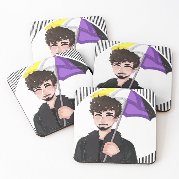 Item preview, The Umbrella Academy Klaus Nonbinary Pride  designed and sold by Kotokoxii.