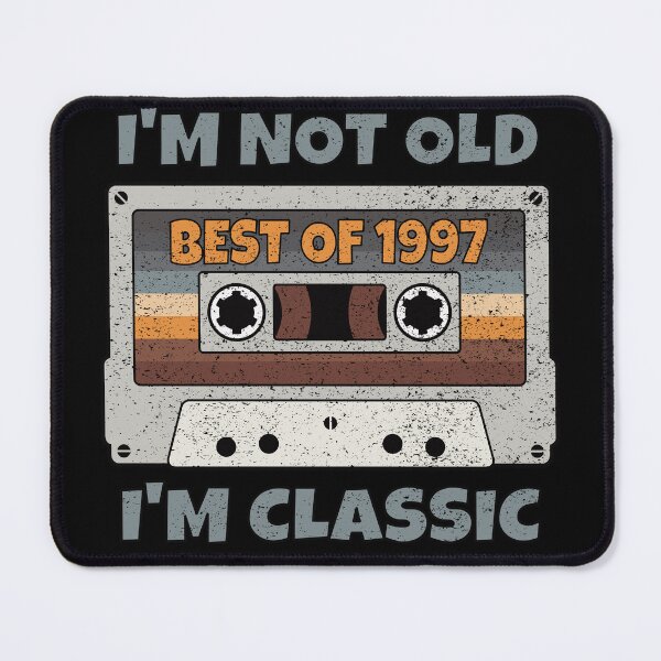 Item preview, I'M NOT OLD I'M CLASSIC BEST OF 1997 RETRO VINTAGE FUNNY DISTRESSED CASSETTE BIRTHDAY GIFT designed and sold by Kipcio.