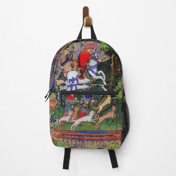 Item preview, BOOK OF HUNTING ,BEAR HUNT ON HORSEBACK  WITH ARCHERS AND CROSSBOWMEN Medieval Miniature designed and sold by BulganLumini.