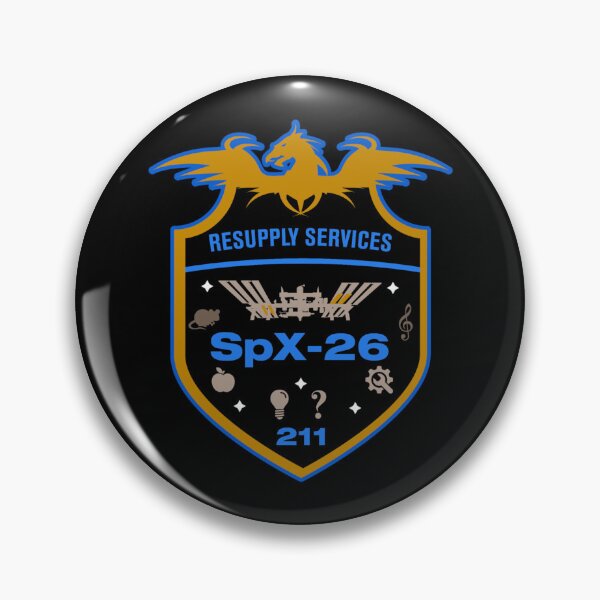 Item preview, SpaceX CRS-26 mission patch designed and sold by trendistudio.
