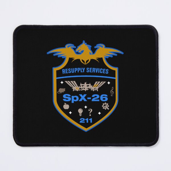 Item preview, SpaceX CRS-26 mission patch designed and sold by trendistudio.