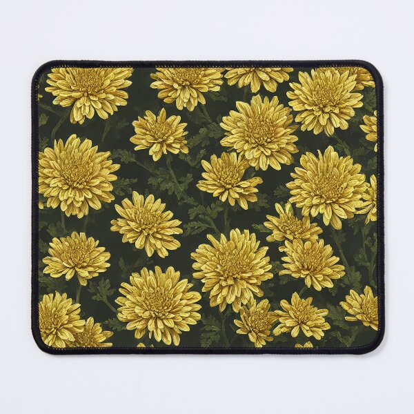 Item preview, Pattern of November Birth Month Flowers, Chrysanthemums designed and sold by FamiliarPufferfish.
