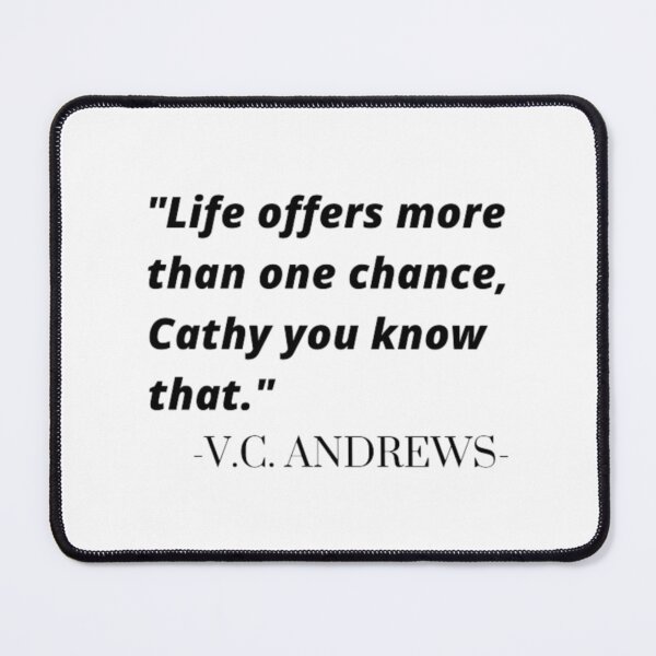 Item preview, Vc Andrews quotes stiker _amp_ . designed and sold by Caffeineandcur.