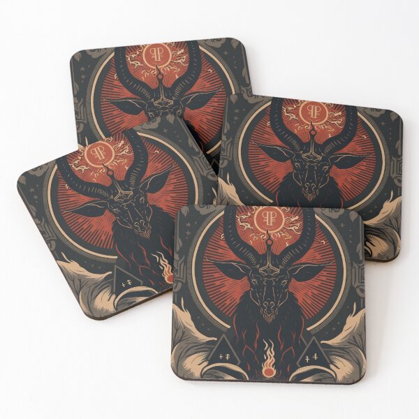 Item preview, Goathead - Goat Head - Baphomet - Tarot card style designed and sold by MJ ⭐⭐⭐⭐⭐.