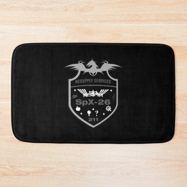 Item preview, SpaceX CRS-26 mission patch - Black and white designed and sold by trendistudio.