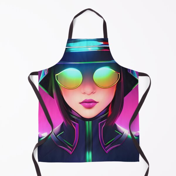 Item preview, The futuristic Fashionista - Neon Edition designed and sold by pixelated_echoes.