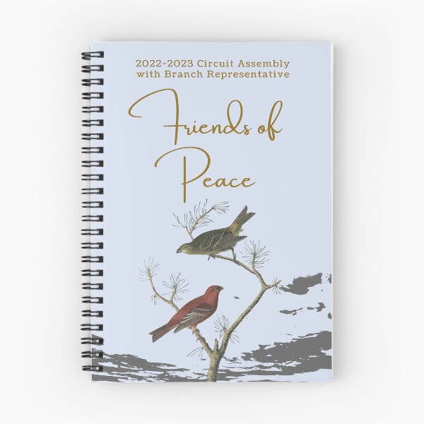 Item preview, 2023 Circuit Assembly Notebook - JW Friends of Peace designed and sold by fsultesart.