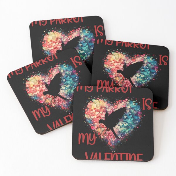Item preview, My parrot is my valentine I My bird is my valenitne I designed and sold by Monkizz-Desing.